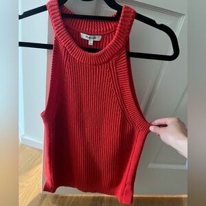 SOLD Madewell knit sweater tank size M